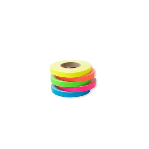 Modulor Gewebeband ''Gaffa'', Neonfarben-Set 5 Rollen/Farben, 10 mm x 12,5 m, matt