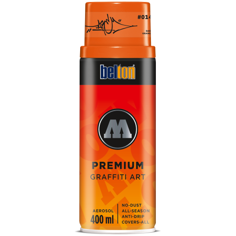 Molotow Sprühlack Belton Premium Dose 400 ml, DARE orange (014)