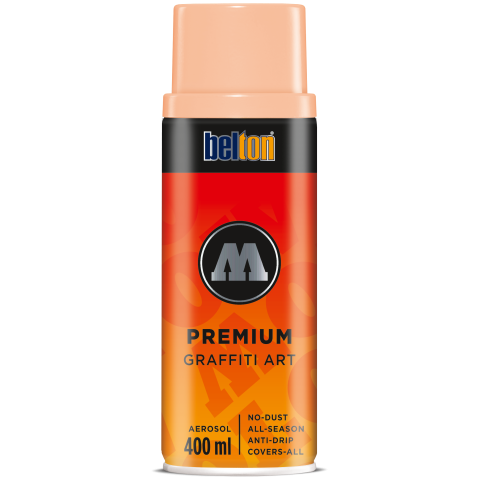 Molotow Vernice spray Belton Premium vaso 400 ml, luce pesca (024)