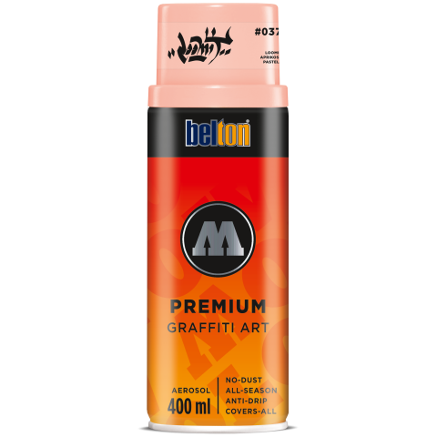 Molotow Sprühlack Belton Premium Dose 400 ml, LOOMIT apricot pastell (037)