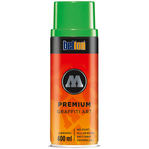 Molotov Spray Paint Belton Premium tarro 400 ml, verde trébol (158)