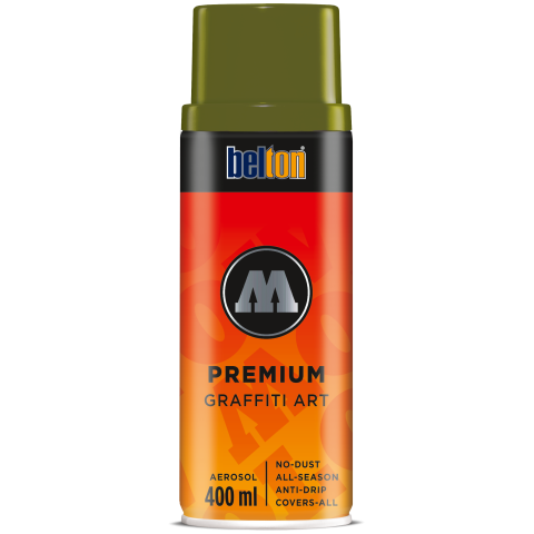 Molotow Sprühlack Belton Premium Dose 400 ml, naturgrün mittel (181-2)