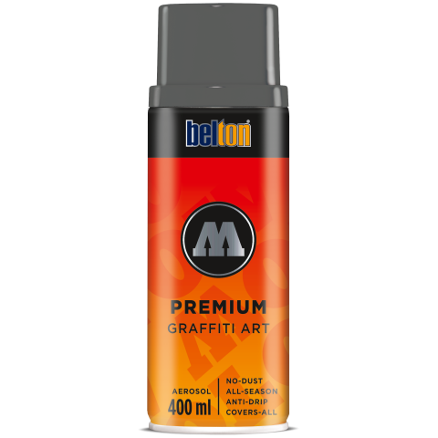 Molotow Sprühlack Belton Premium Dose 400 ml, schwarzgrau hell (221-1)