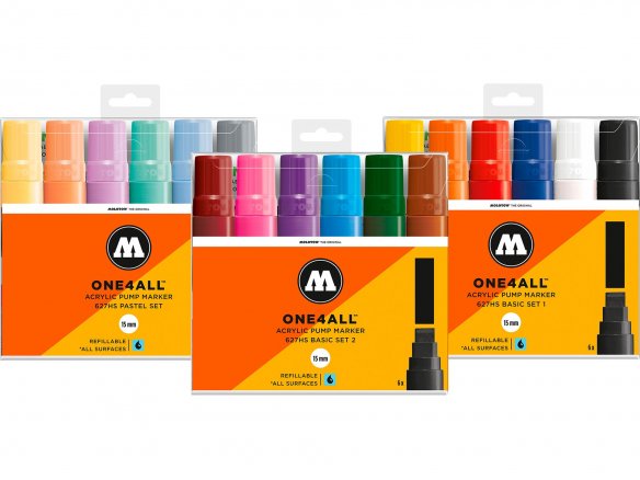 Molotow Lackmarker One4all 627HS, 6er-Set