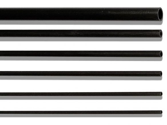 Carbon fibre plastic (CRP), round tube,pultr.