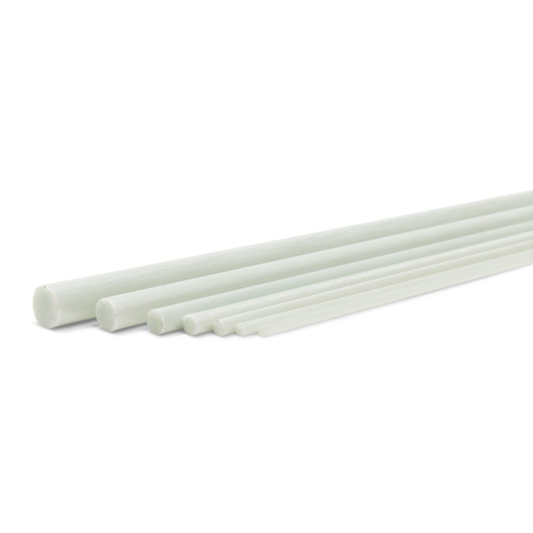 Glass fibre reinforced plastic (GRP) round rod