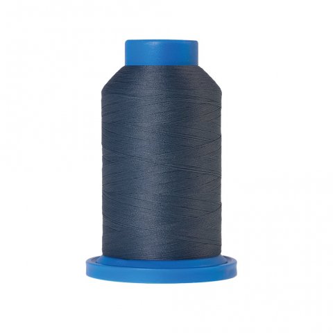 Amann Mettler Overlock Yarn Seraflock No. 120 bulky yarn, l = 1000 m, PES, Blue Mirage (5022)