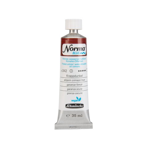 Schmincke Acuarela Óleo Norma Azul Tubo metálico 35 ml, madder oscuro (342)