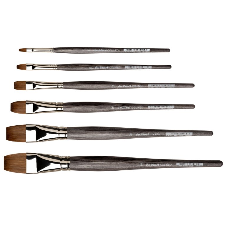 Da Vinci Aquarellpinsel Colineo, flach