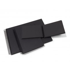 Cuaderno de dibujo Seawhite Black Card negro 220 g/m².