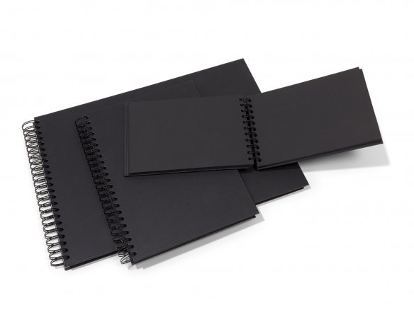 Seawhite Skizzenbuch Black Card schwarz 220 g/m²