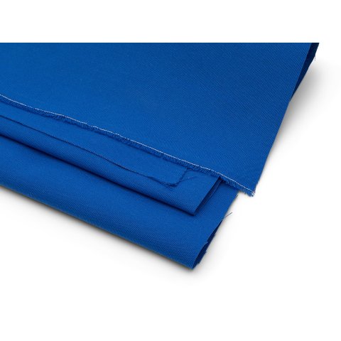 Outdoorstoff wasserabweisend, LSF 7, uni, 220 g/m² b=1,6 m, Leinwandbindung, Acryl, blau