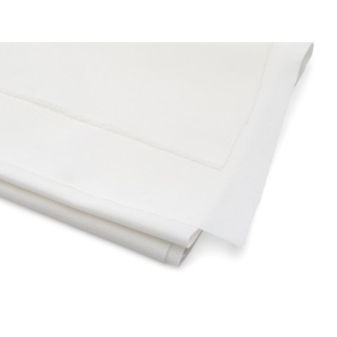 Tessuto per esterni idrorepellente, LSF 7, uni, 220 g/m². b=1,6 m, trama liscia, acrilico, bianco