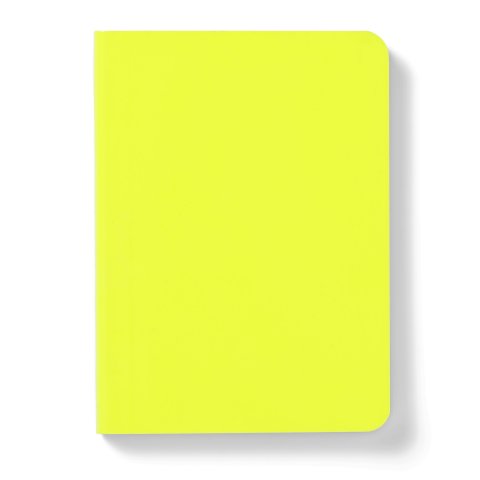 Nuuna Notizbuch Candy S, 108 x 150 mm, punktraster, neon gelb