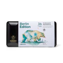 Schmincke Watercolor Horadam Berlin Edition, 36 pieces in metal box, 1/2 bowls (74531)