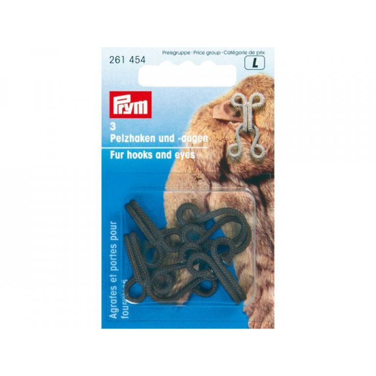 Prym Pelzhaken und Augen