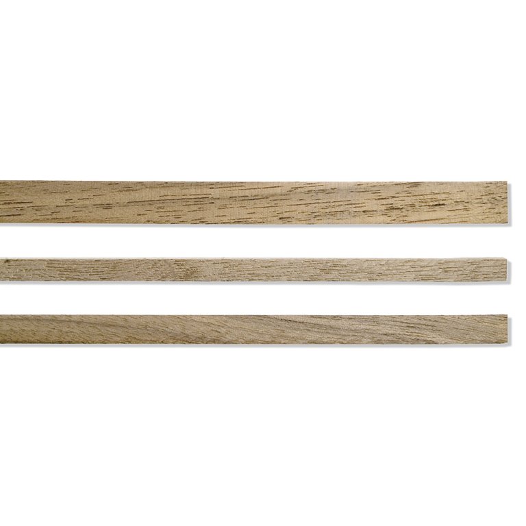 Right-angled walnut wood moulding strip