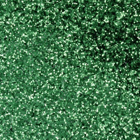 Organic Glitter 10 g, plastic-free, green
