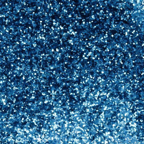 Organic Glitter 10 g, plastic-free, blue