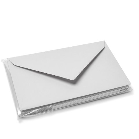 Rivoli Buste intestate Lady 120 g/m², 140 x 90 mm, 10 pezzi, grigio chiaro