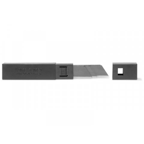 Cuchillas Olfa Excel Black para cutter de 18 mm w = 18 mm (LBB-10B), th = 0.50 mm, 10 units