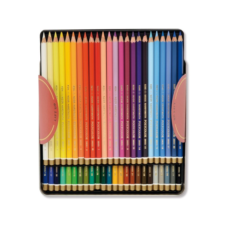 36 Koh-I-Noor Set de Woodless Aquarell Crayons de couleur 8786 48 12 couleurs 24 