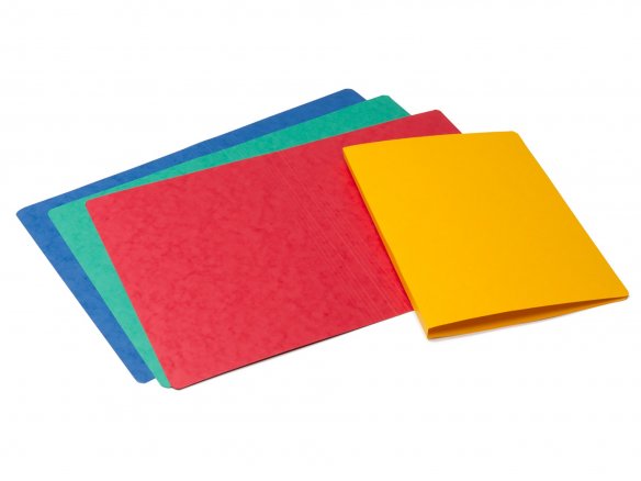 Exacompta Tapa de la carpeta de cartón con lomo ranurado