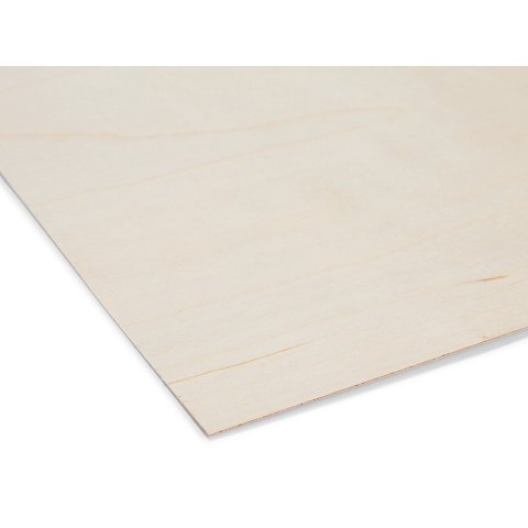 Birch aircraft plywood ca. 0.8 x 245 x 490 mm (usable dimensions)
