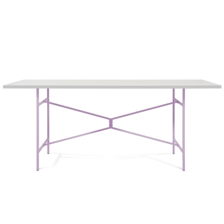 Modulor table X, ice purple matt