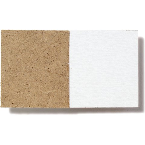 Pannello HDF, un lato laccato bianco (taglio disponibile) 3,0 x 250 x 500 mm