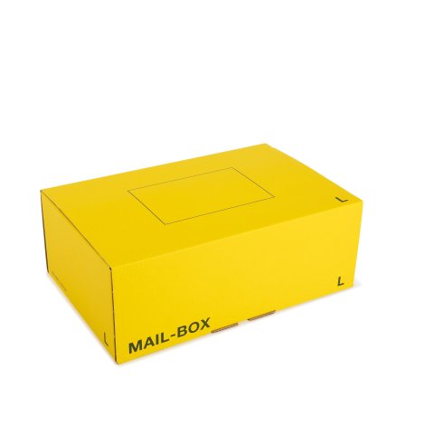 Versandkarton Mailbox, gelb 395 x 248 x 141 mm (L)