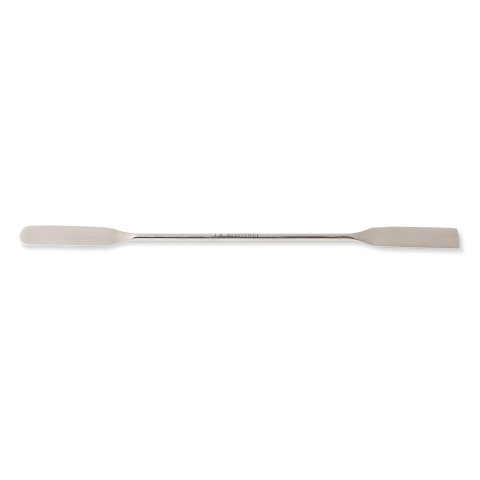 Stainless steel modeling spatula 180 x 9 mm, round/angular, 18/8 steel