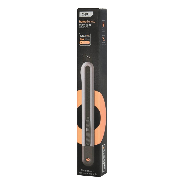 Deli cortadora de charcutería para cuchillas de 9 mm con función Autostop