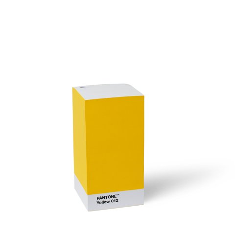Pantone sticky note pad 115 x 75 x 75 mm, yellow 012