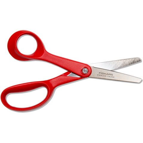 Fiskars Classic child´s scissors, stainless steel l = 140 mm, for lefthanders (red)
