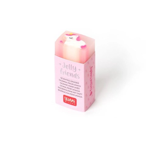 Legami Goma de borrar Jelly Friends 22 x 50 mm, algodón de azúcar, unicornio