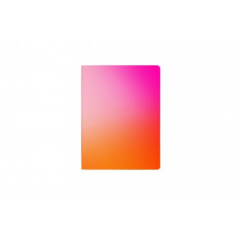 Scontro di colore del taccuino Nuuna L, 165 x 220 mm, dot grid, burn
