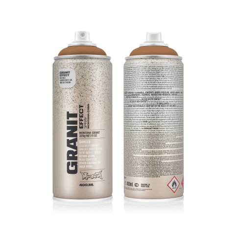 Montana Effekt-Spray-Granit Dose 400 ml, mit Kunststoffpartikeln, brown