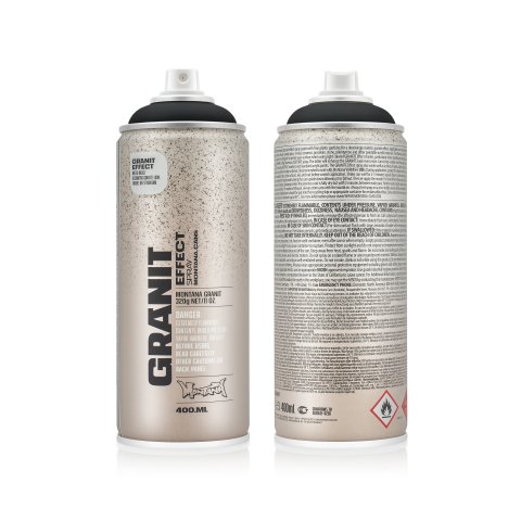 Montana Effekt-Spray-Granit Dose 400 ml, mit Kunststoffpartikeln, black