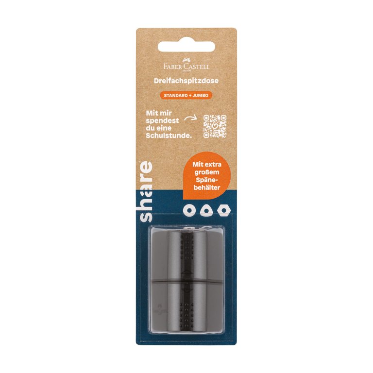 Share Dreifachspitzdose, Faber-Castell