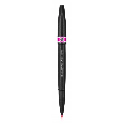 Pentel Brush Pen Sign Pen Artist Ancho de línea 0.03-2.0 mm, rosa