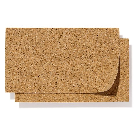 Natural cork sheets, unbuffed 2.0 x 245 x 500 mm