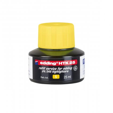 Eddig HTK 25 highlighter refill service refill ink, yellow