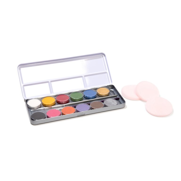 Palette Specchio gufo trucco in metallo