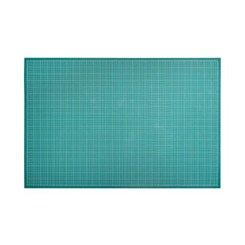 Cutting mat XXL Pro 5-ply, green one-sided grid with cm graduation, 1000 x 1500 mm
