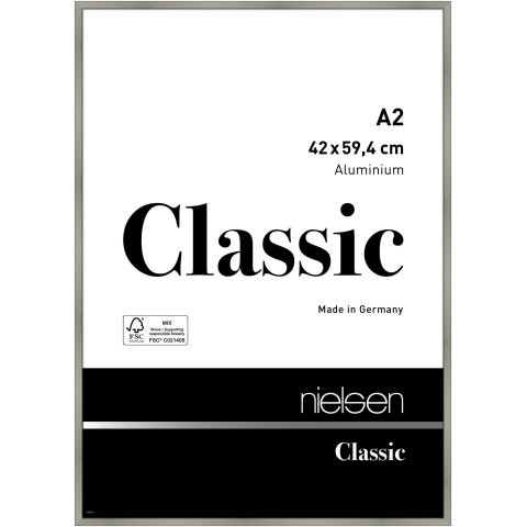 Nielsen removable frame Alu Classic 42 x 59.4 cm (DIN A2), champagne