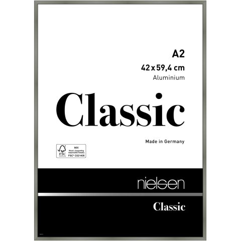 Nielsen removable frame Alu Classic 42 x 59.4 cm (DIN A2), platinum