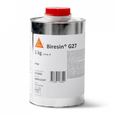 PUR fast casting resin F27 (G27) hardener beige (MDI) 1.0 kg in tin container