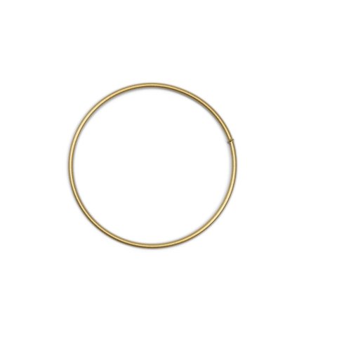metal ring, coated, gold matte ø 100 mm