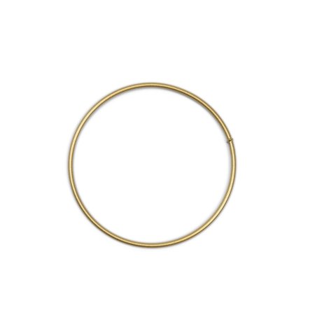 Metallring beschichtet, gold matt ø 100 mm x 3-4 mm